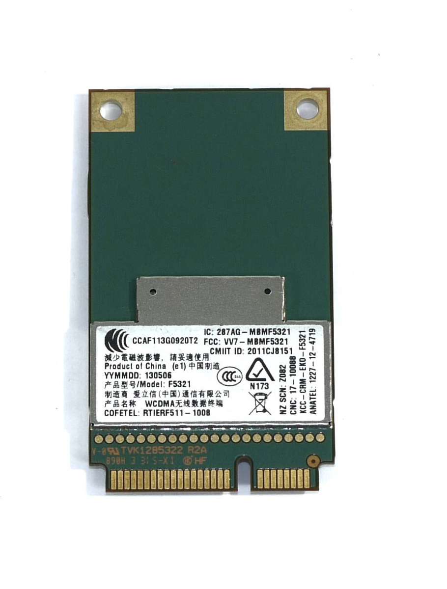 Wireless WWAN card - GPS, Mobile Internet, 3G HSPA -  710788-001