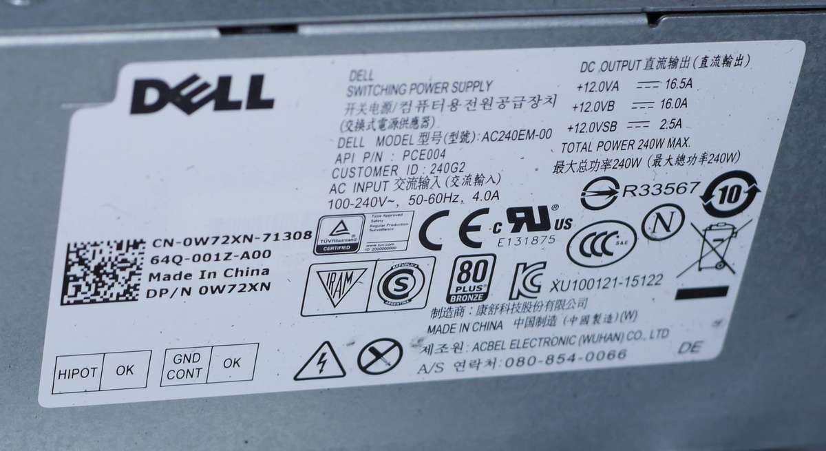 Desktop Computer PC - i5 6500 @ 3.20GHz 4 Cores 4 Threads,  8GB RAM,  1000GB HDD Storage, WiFi