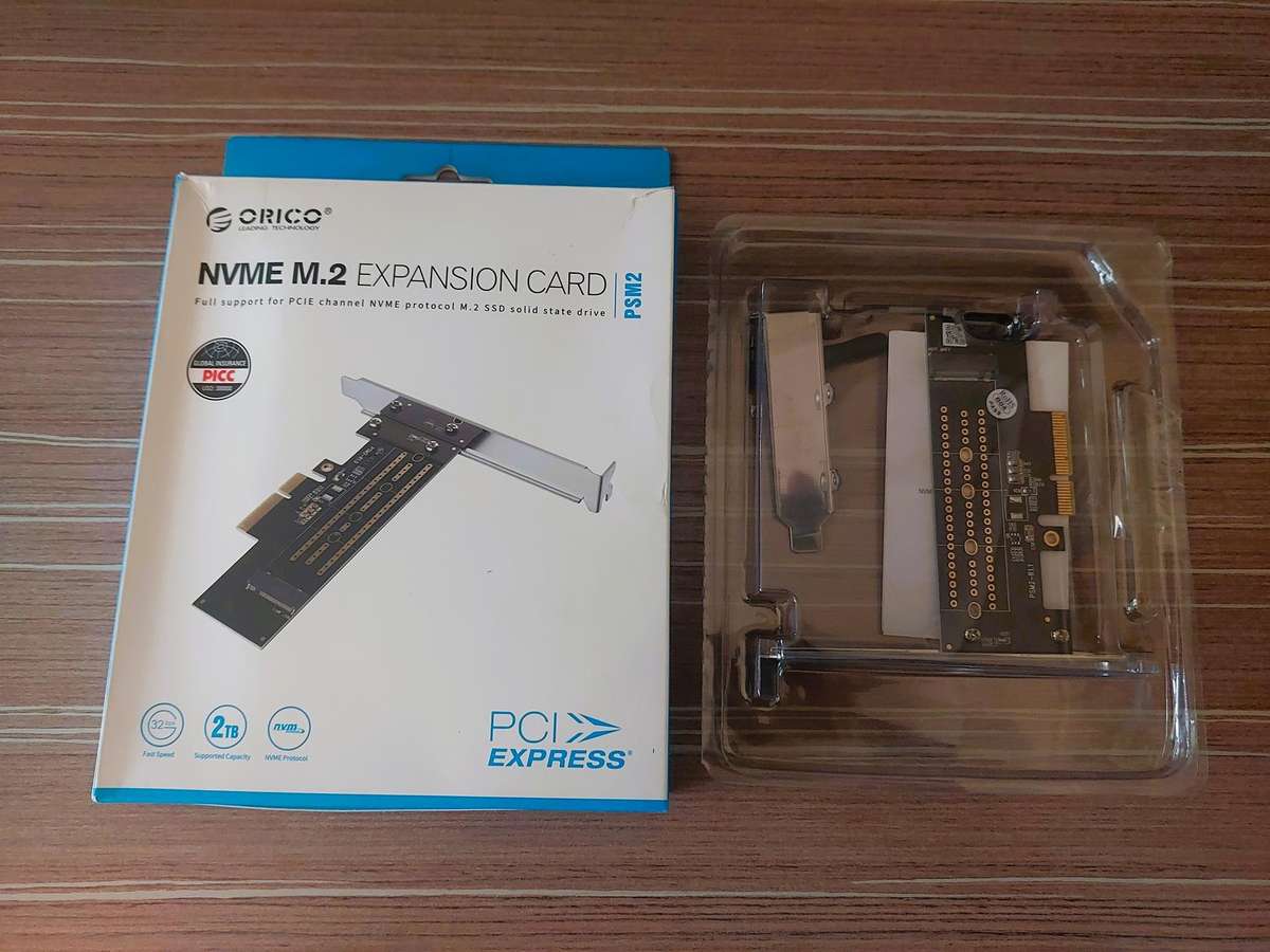Orico M.2 NVME to PCI-E 3.0 Gen3 X4 Expansion Card (2TB Max)