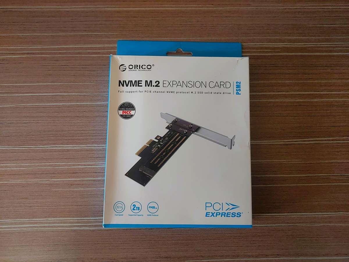 Orico M.2 NVME to PCI-E 3.0 Gen3 X4 Expansion Card (2TB Max)