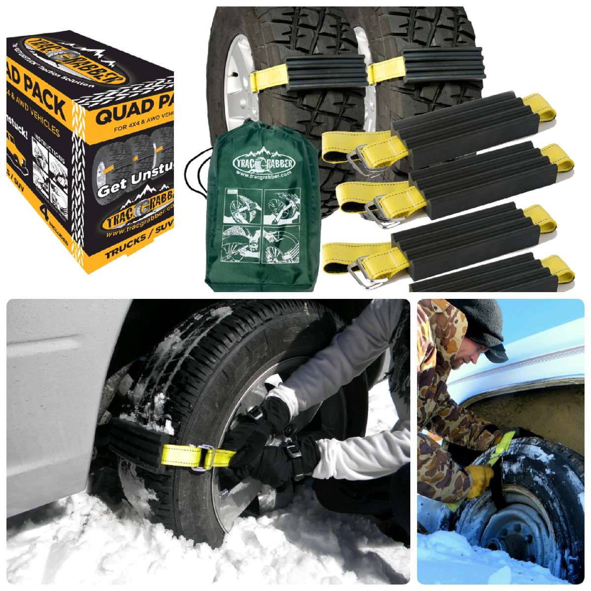 Quad Pack for 4WD Trucks & SUVs & 4 X 4 & AWD VEHICLES - FOR SAND / MUD / SNOW - BRAND NEW WITH BOOK
