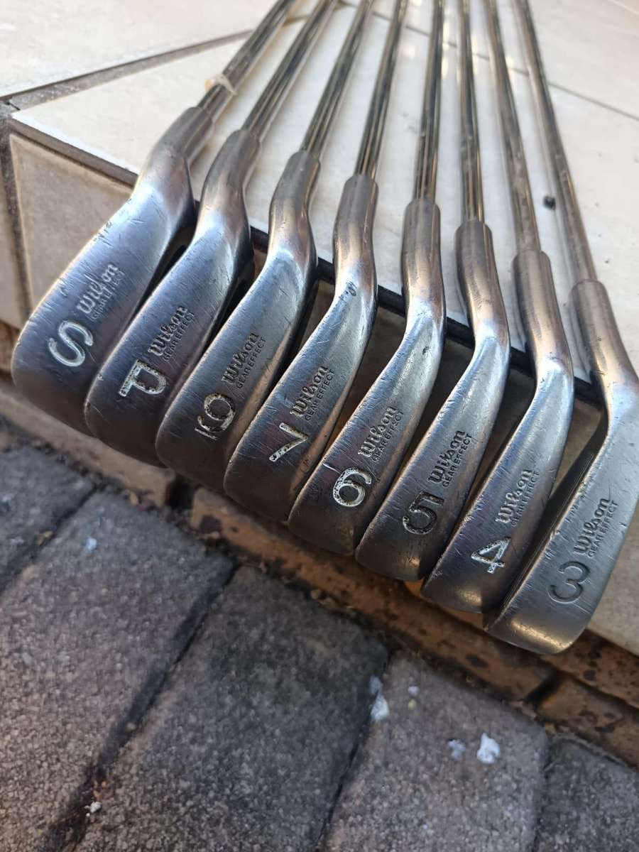 WILSON 1200 GEAR EFFECT RADIUS SOLE SET OF IRONS R Flex - FULL SET