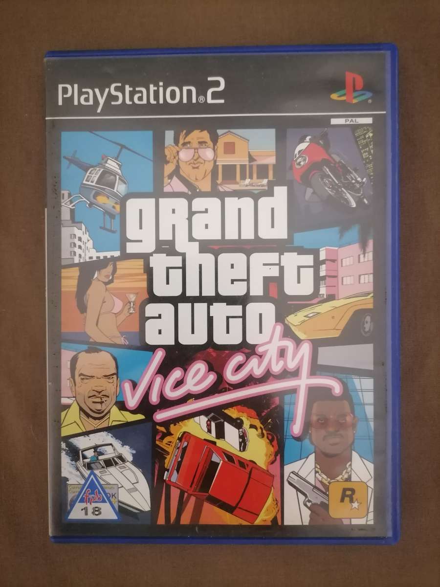 Grand Theft Auto: Vice City - Playstation 2 - SLES 51061 - WITH BOOKLET - NEAR MINT