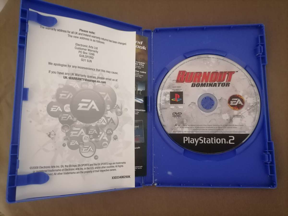 Burnout Dominator-  Playstation 2 - VG +