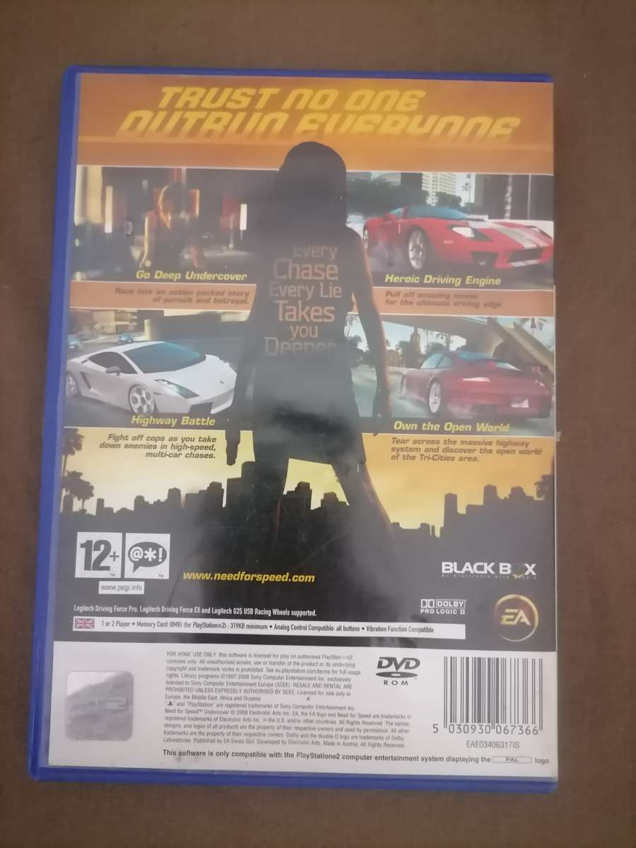 Need For Speed Undercover - Playstation 2 - WITH BOOKLET - VG