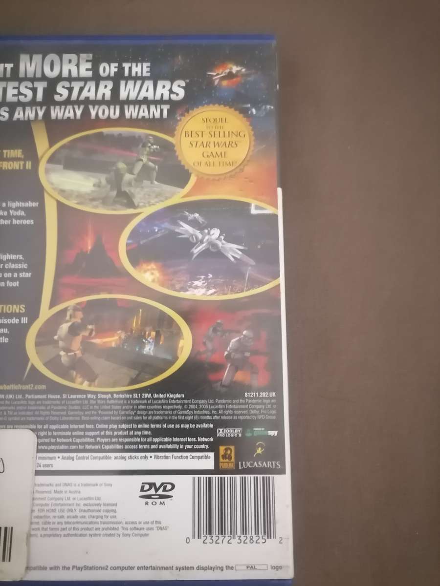 Star Wars Battlefront 2 - Playstation 2 - WITH BOOKLET - VG +