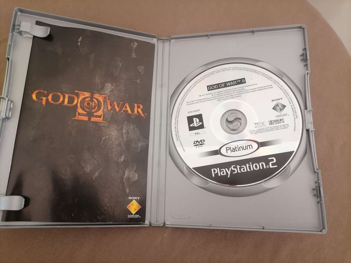 God Of War 2 - PLATINUM - Playstation 2 - WITH BOOKLET NEAR MINT CONDITION