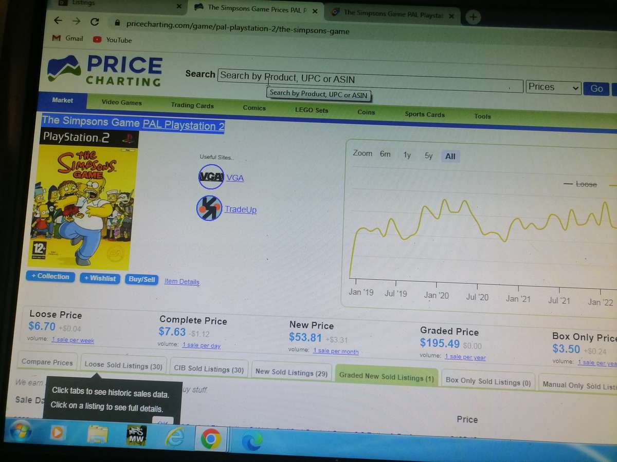 The Simpsons Game- Playstation 2 - WITH BOOKLET NEAR MINT CONDITION