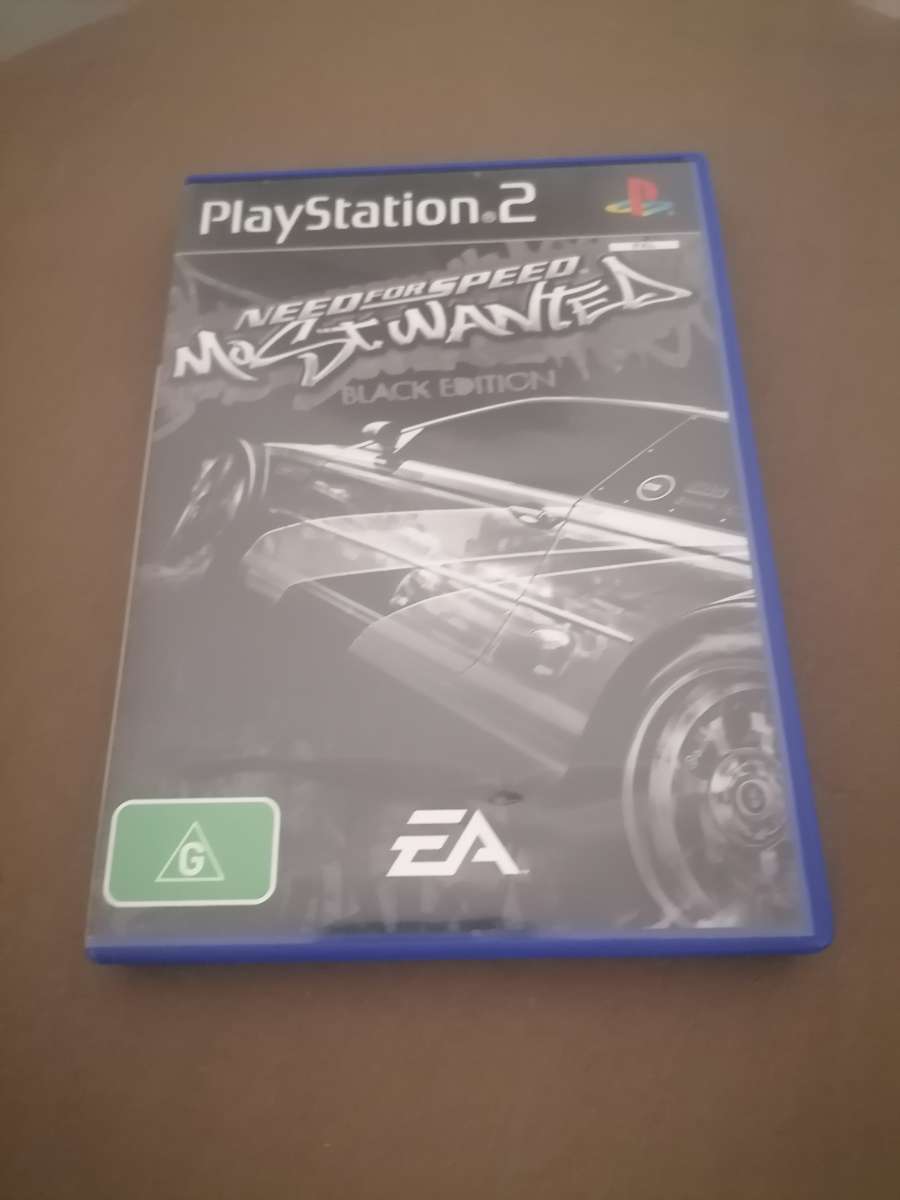 Need For Speed Most Wanted Black Edition Playstation 2 - 2 X DISC'S NEAR MINT WITH BOOKLET
