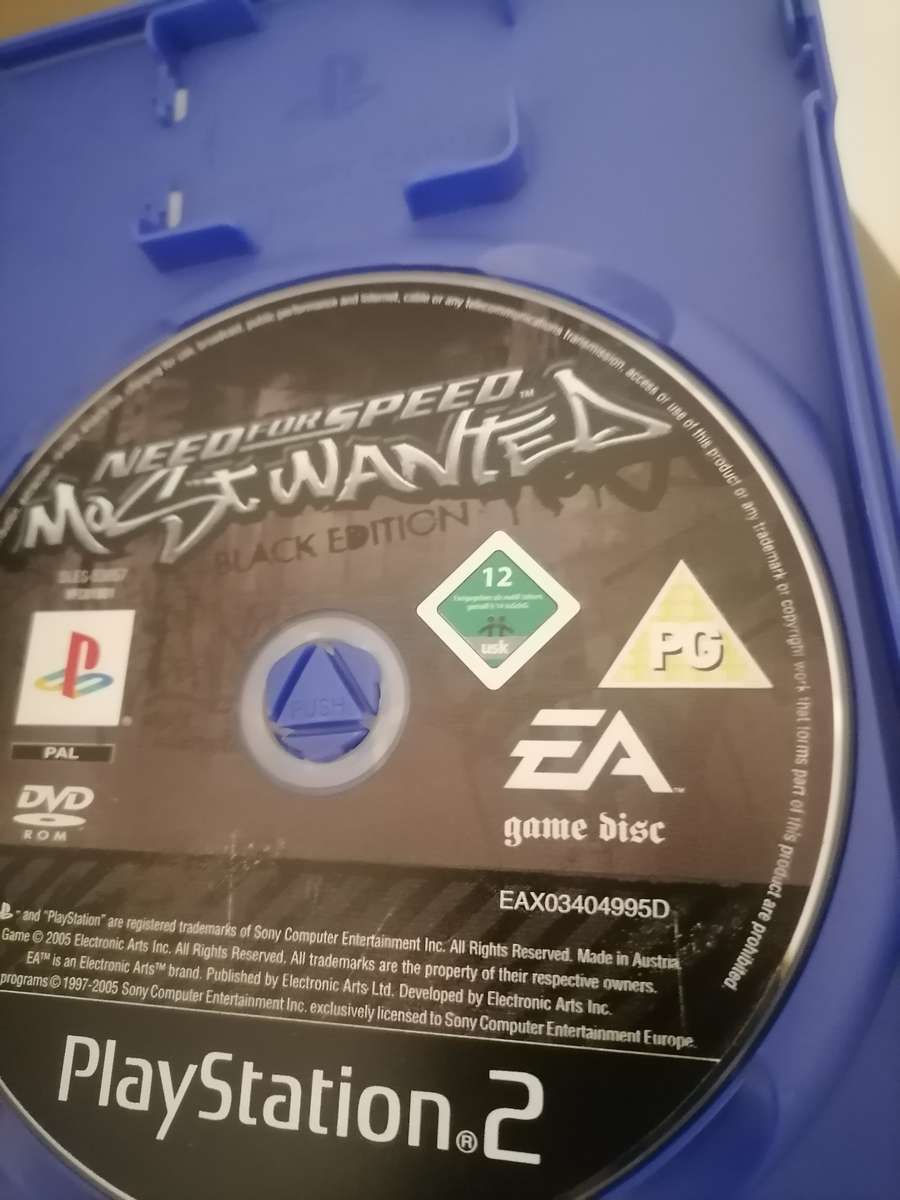 Need For Speed Most Wanted Black Edition Playstation 2 - 2 X DISC'S NEAR MINT WITH BOOKLET