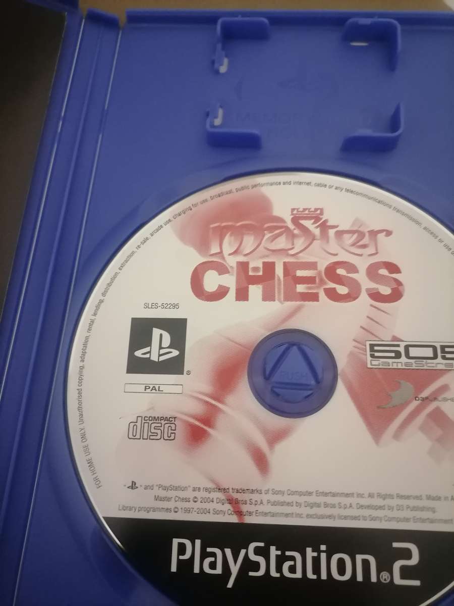 Master Chess PAL Playstation 2 - WITH BOOKLET - NEAR MINT
