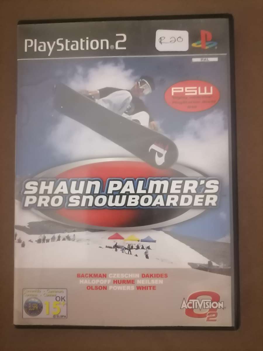 Shaun Palmer's Pro Snowboarder PAL Playstation 2 - WITH BOOKLET - NEAR MINT