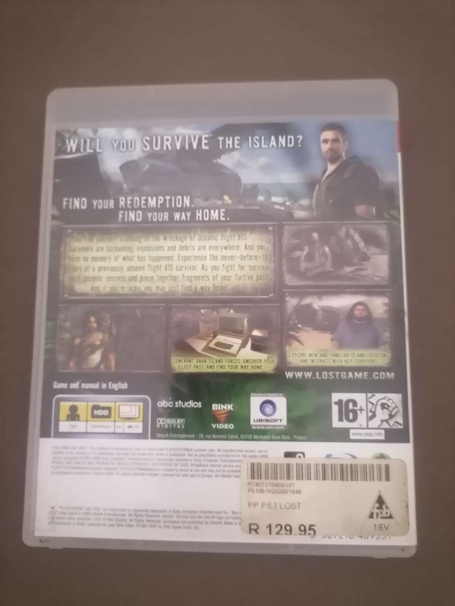 Lost: The Video Game PAL Playstation 3 - WITH BOOKLET - NEAR MINT