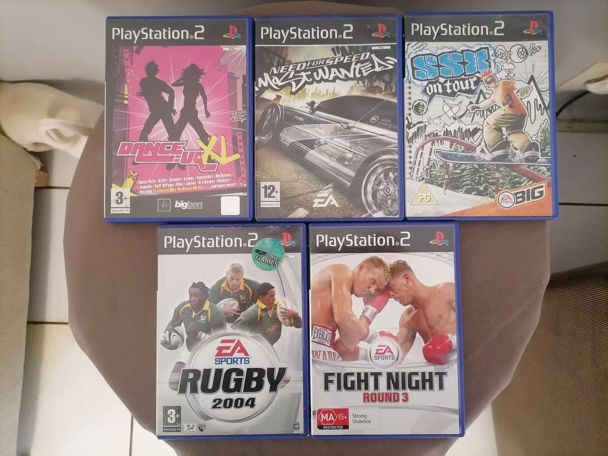 5 X PS2 GAME BUNDLE