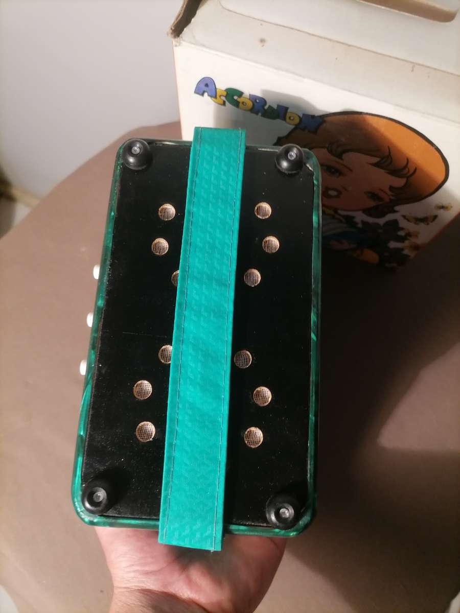 Vintage Golden Cup Child's Accordion Toy With Box - 100% WORKING