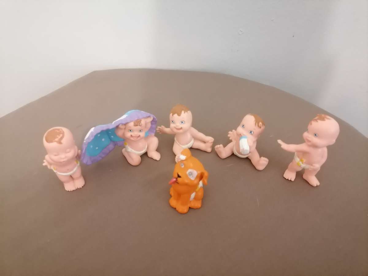GALOOB 6 PB Magic Diaper Babies 1991 - Toys Different Vintage RARE