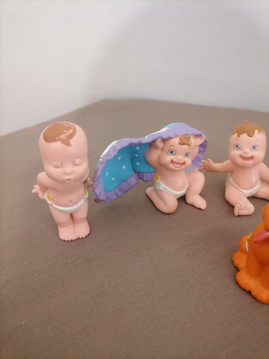 GALOOB 6 PB Magic Diaper Babies 1991 - Toys Different Vintage RARE