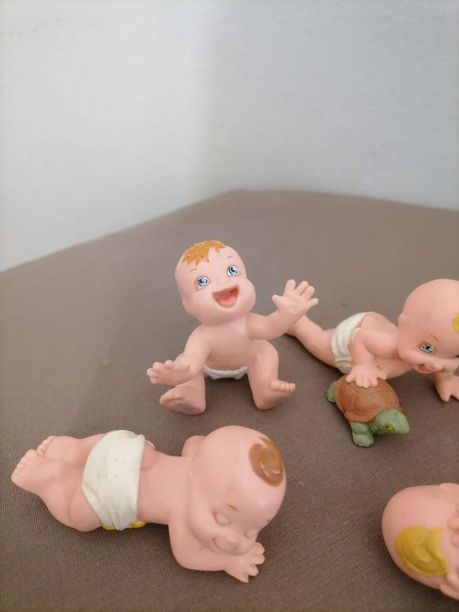 GALOOB 7 PA Magic Diaper Babies 1991 - Toys Different Vintage RARE