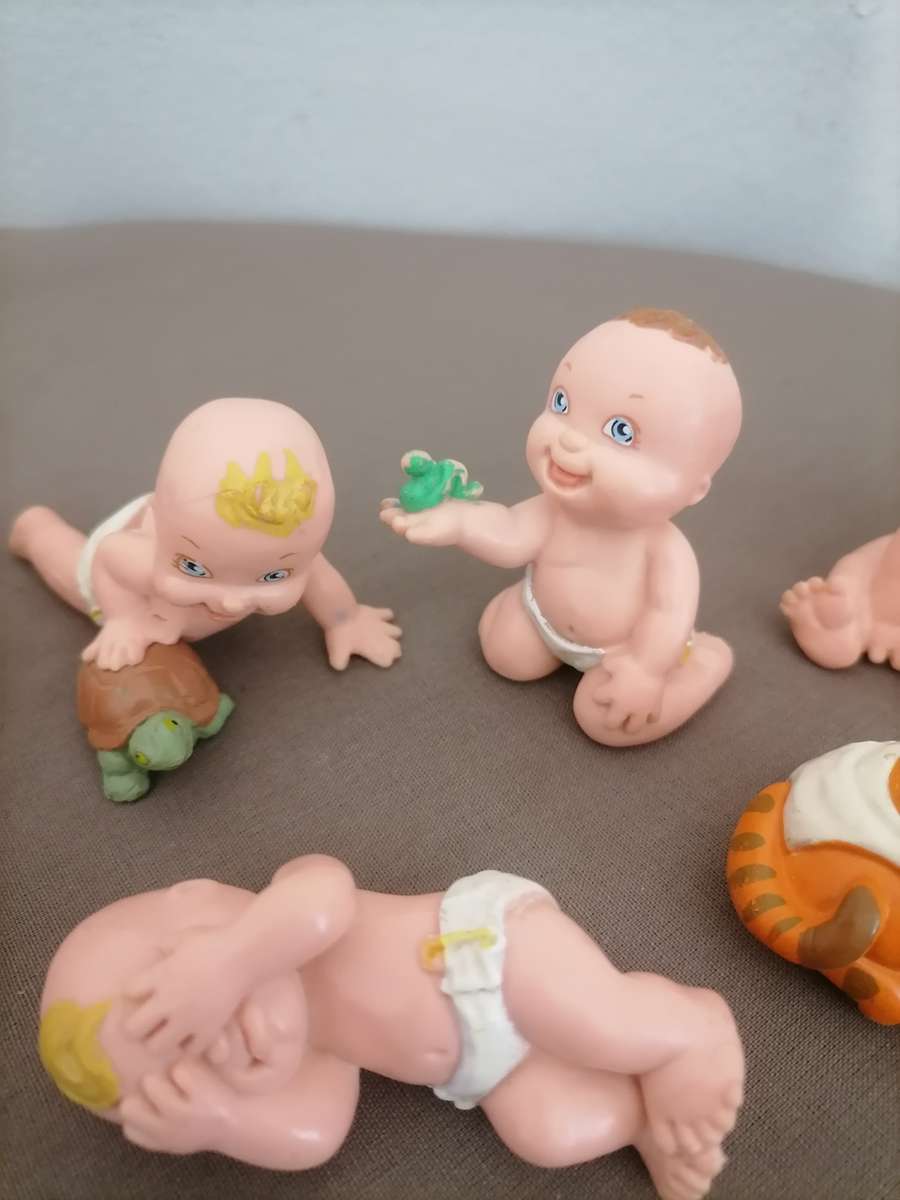 GALOOB 7 PA Magic Diaper Babies 1991 - Toys Different Vintage RARE