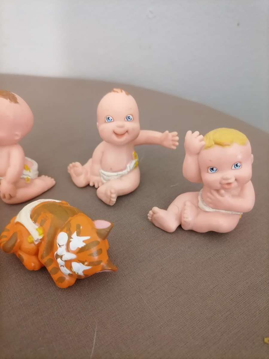 GALOOB 7 PA Magic Diaper Babies 1991 - Toys Different Vintage RARE