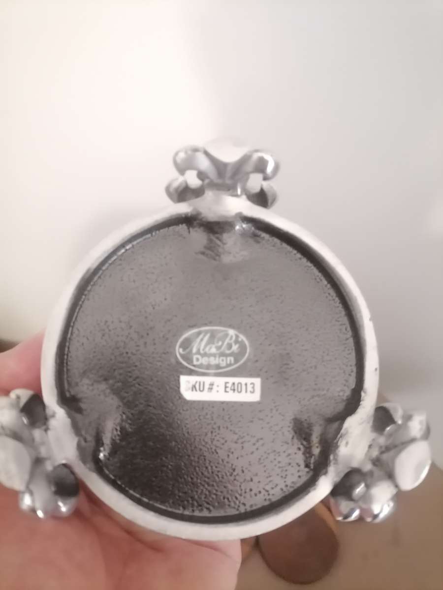 Like Carol Boyce Salad Bowl 20 CM W X 11 CM H - Coaster Holder 11 CM W X 7,5 CM H Metal