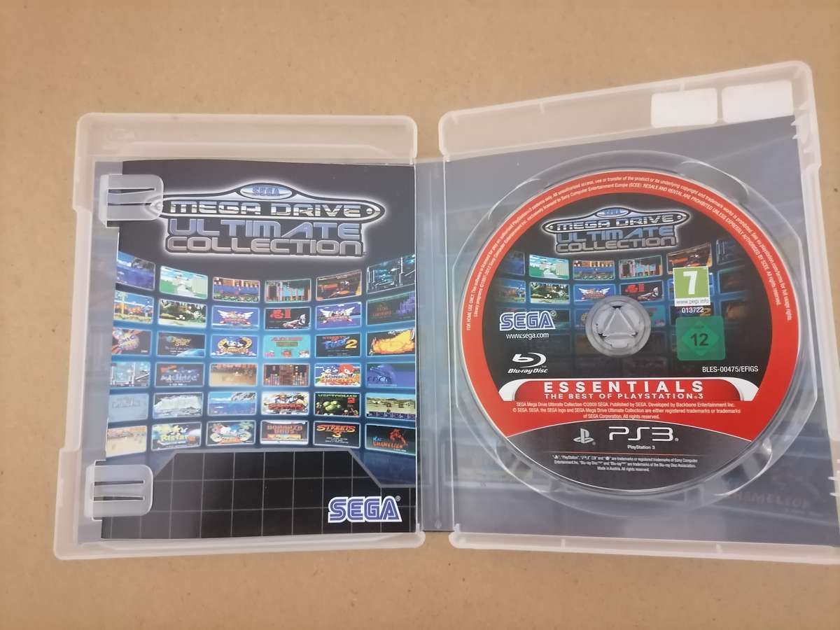 PS3 ESSENTIAL MEGA DRIVE ULTIMATE Collection - OVER 40 GAMING CLASSICS RETRO GAMER