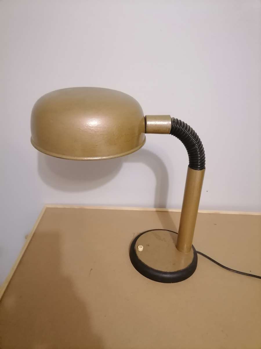 Vintage Gooseneck Desk Lamp - 100% WORKING