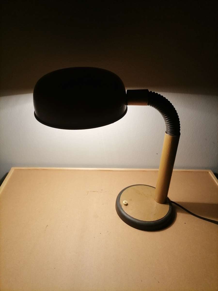 Vintage Gooseneck Desk Lamp - 100% WORKING