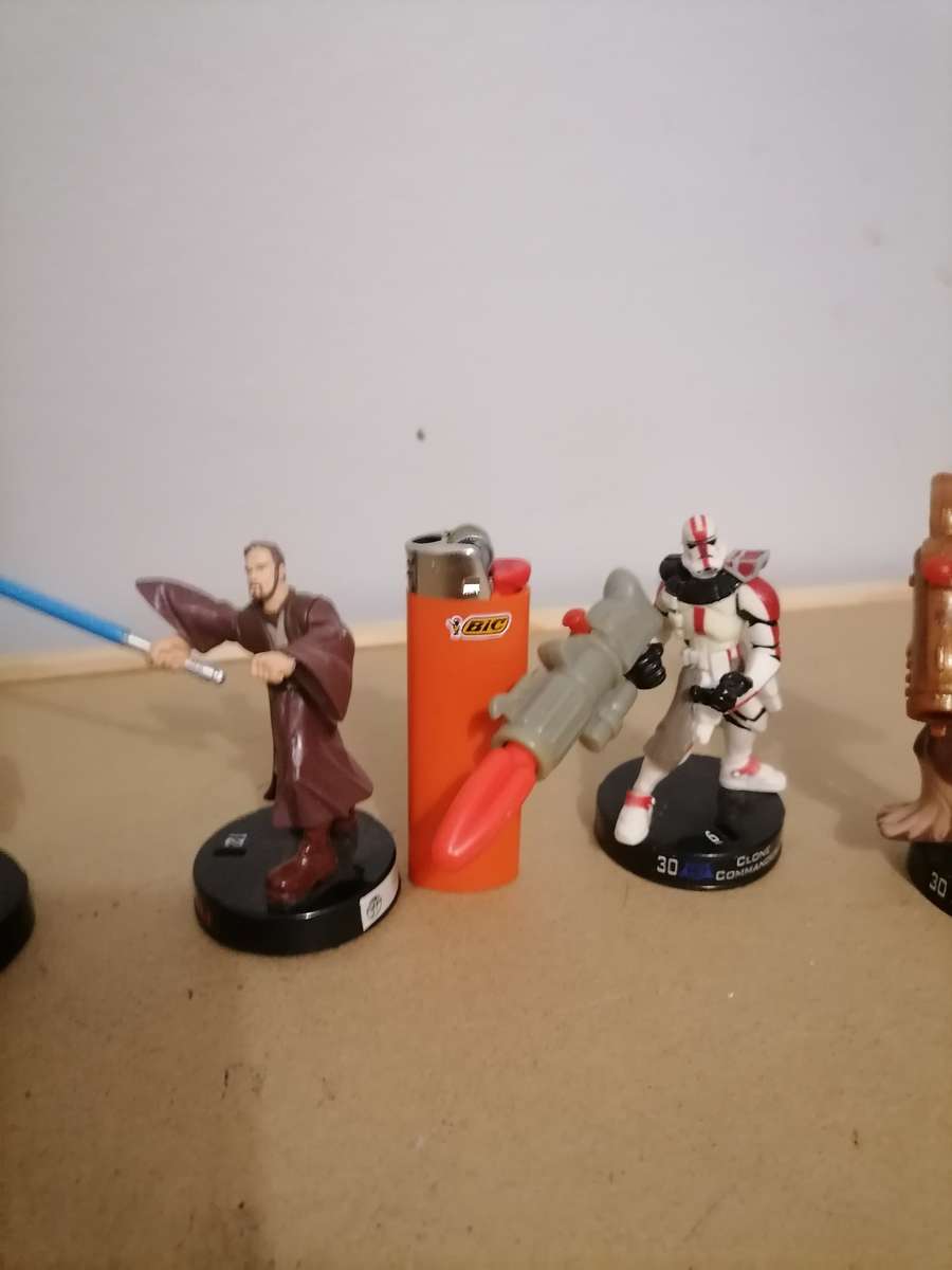 2005 LFL Hasbro Star Wars action figures Lot of 8 - DARTH VADER, WOOKIEE COMMANDO, WOOKIEE WARRIOR,