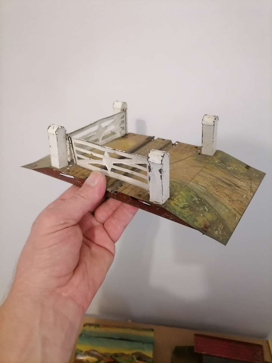 1930's - Vintage Chad Valley Metal Trains, Tunnels, Station and More AMAZING CONDITION