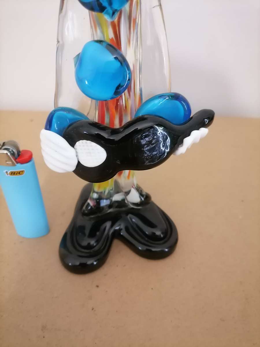 Murano Art Glass Clown 27 CM - AMAZING CONDITION