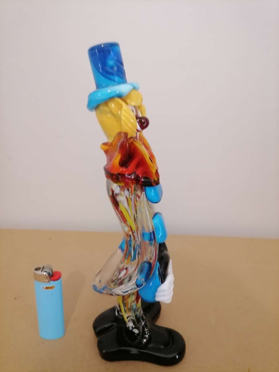 Murano Art Glass Clown 27 CM - AMAZING CONDITION