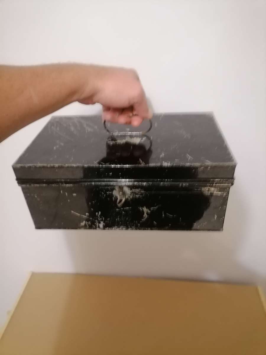 Vintage Money Boxes Large one has a Key - Small one Chad Valley