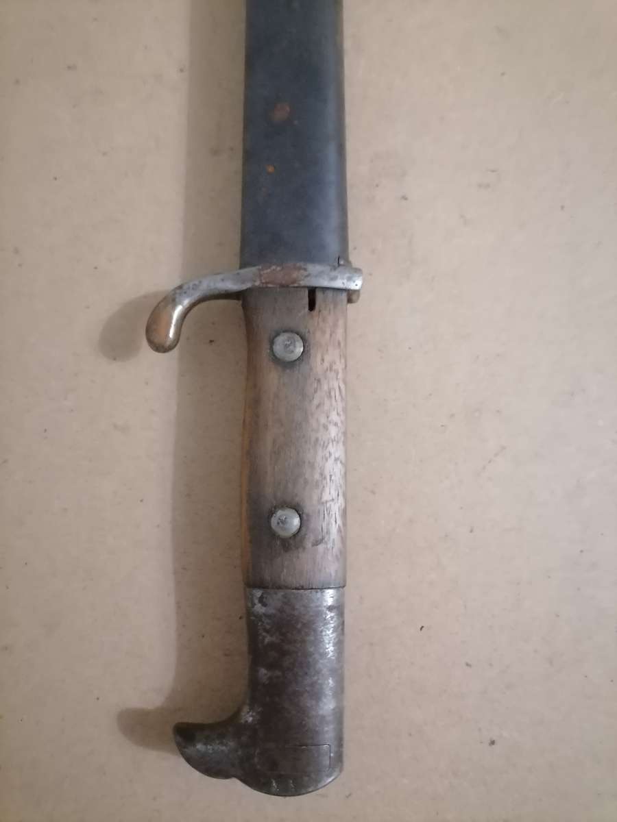 VERY RARE KS 98 - 1917 - E & F Horster Solingen German Saw-Back Bayonet  & SHEATH - 40 CM