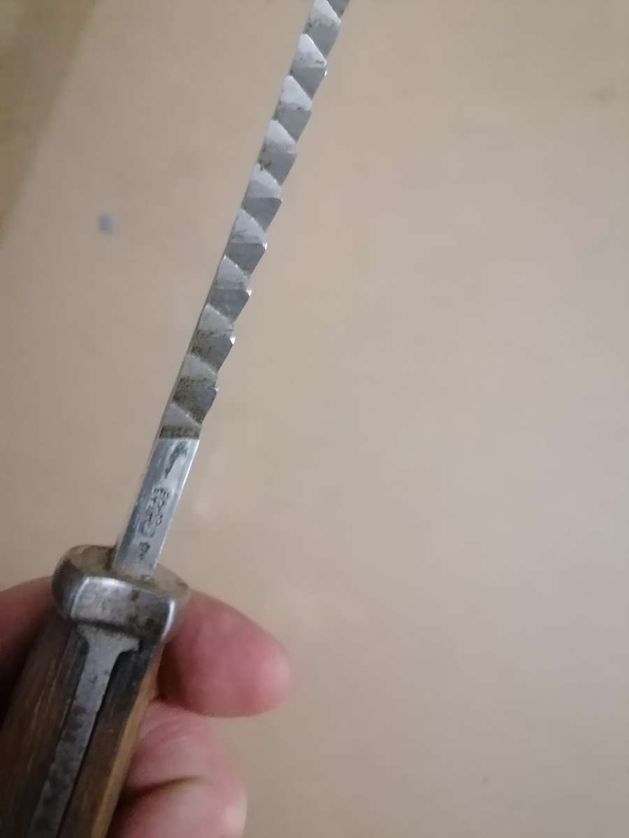 VERY RARE KS 98 - 1917 - E & F Horster Solingen German Saw-Back Bayonet  & SHEATH - 40 CM