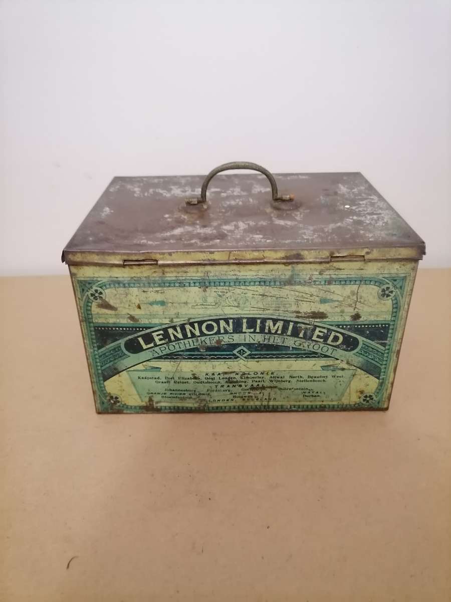 ECHTE HUIS APOTEEK-LENNON'S MEDICINE BOX - VERY RARE