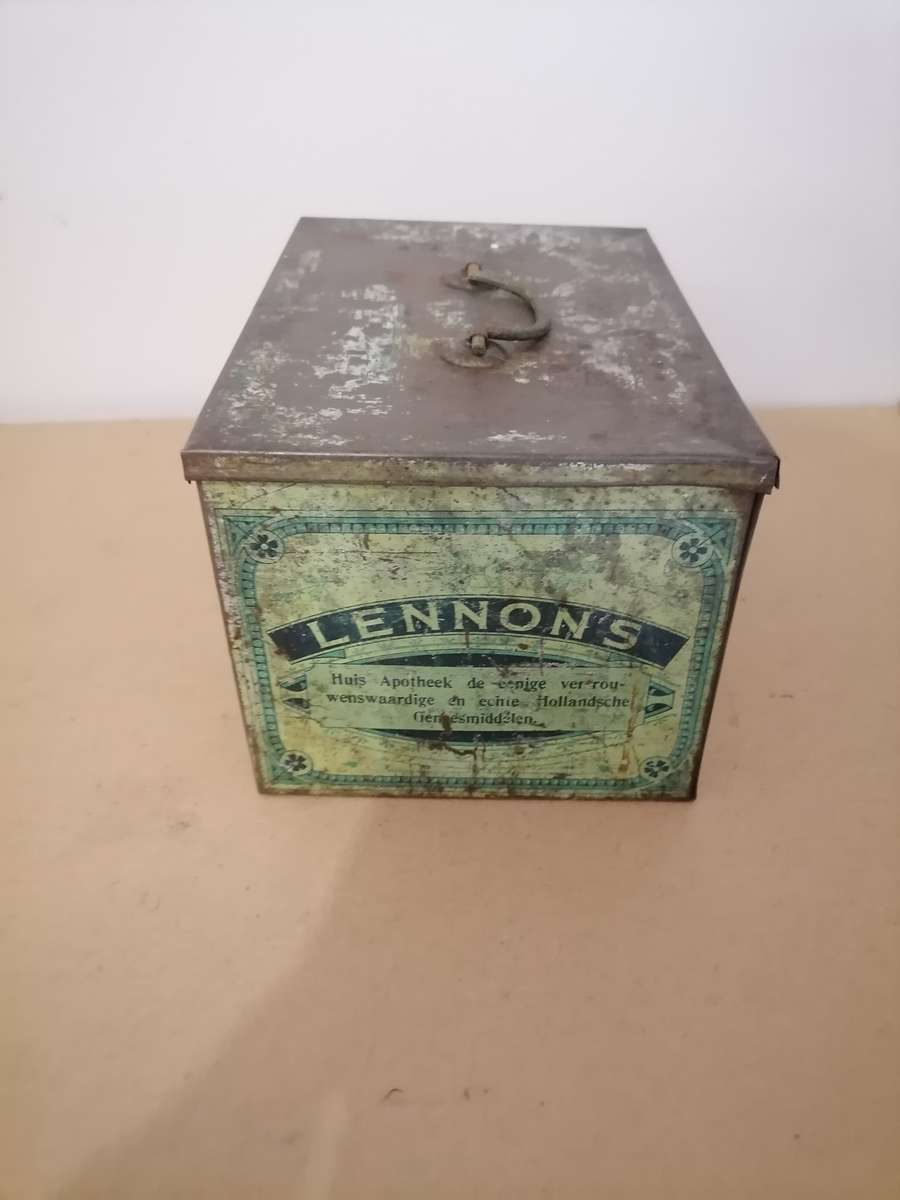 ECHTE HUIS APOTEEK-LENNON'S MEDICINE BOX - VERY RARE