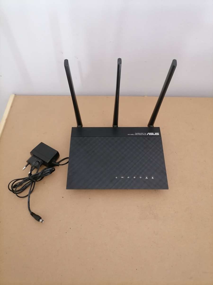 Asus Model DSL-AC750 DUAL BAND 802.11ac Wi-Fi, ADSL/VDSL Modem Router - 100% WORKING