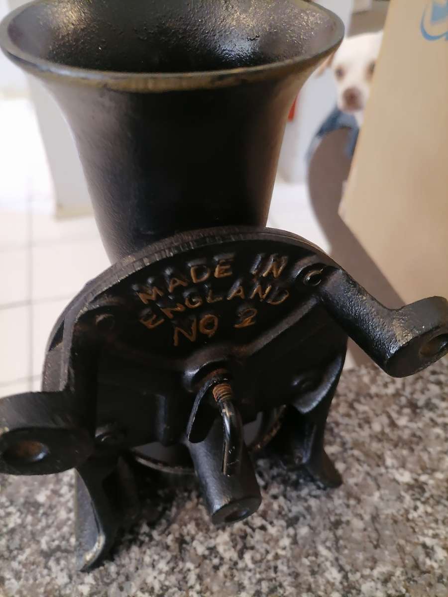 Antique Spong & Co Coffee Grinder LTD London No 2 Made In England Vintage AMAZING CONDITION COMPLETE