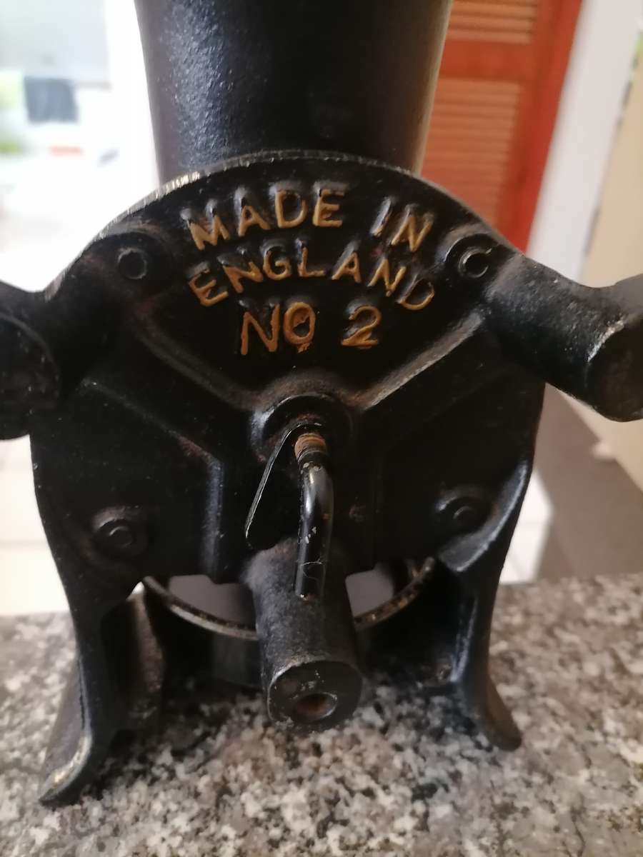 Antique Spong & Co Coffee Grinder LTD London No 2 Made In England Vintage AMAZING CONDITION COMPLETE