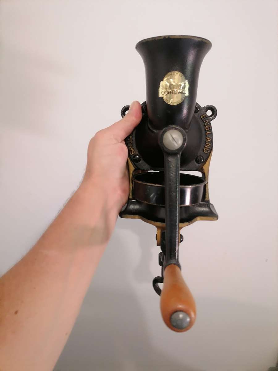 Antique Spong & Co Coffee Grinder LTD London No 2 Made In England Vintage AMAZING CONDITION COMPLETE