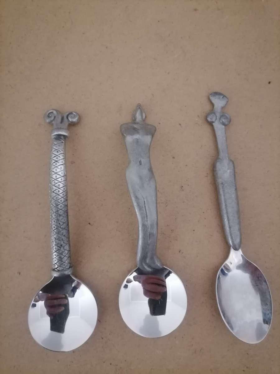 3 X Carrol Boyes: Sugar/ Coffee Spoons