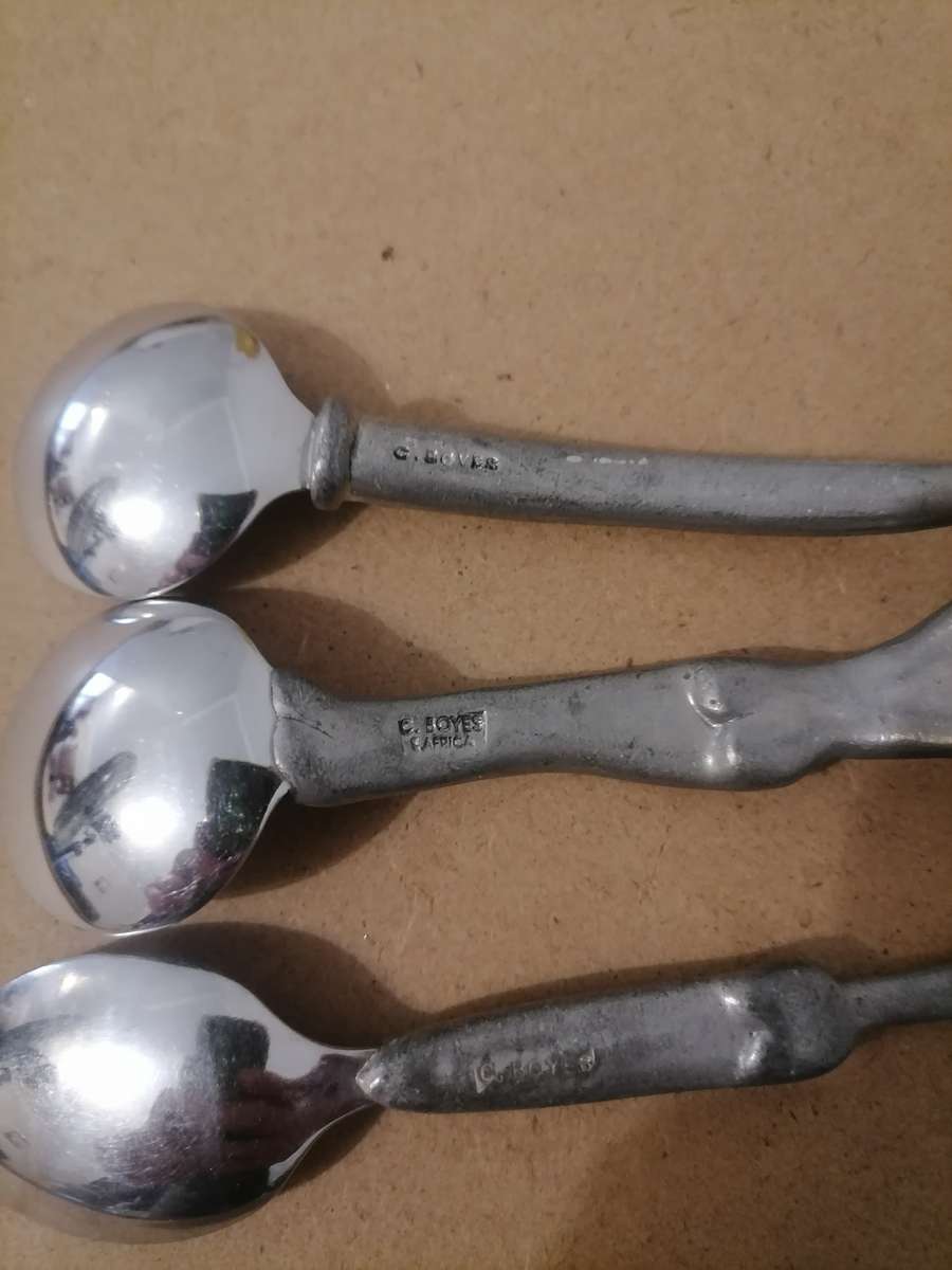 3 X Carrol Boyes: Sugar/ Coffee Spoons