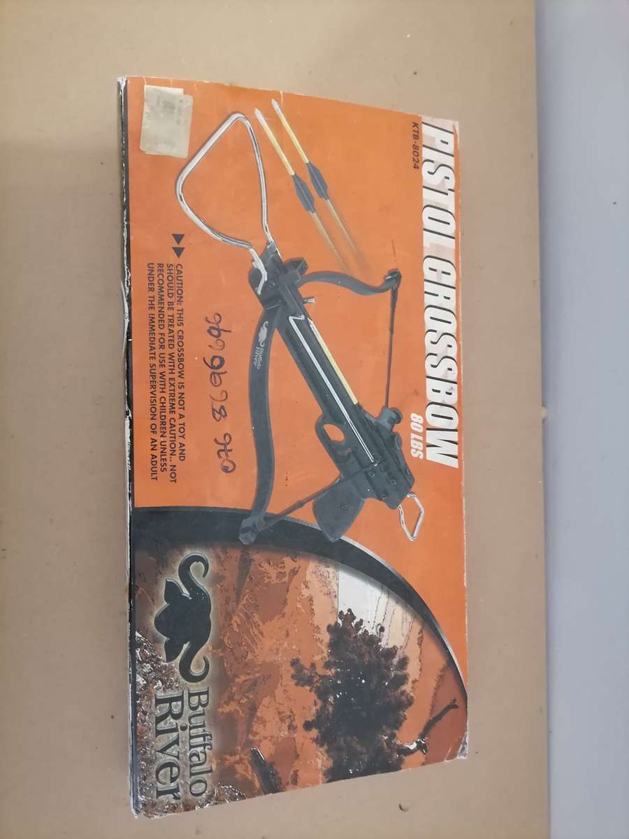 BUFFALO RIVER 80 LB CROSSBOW **TOP OF THE RANGE CROSSBOW** *GREAT PRICE** COMPLETE WITH 2 ARROWS
