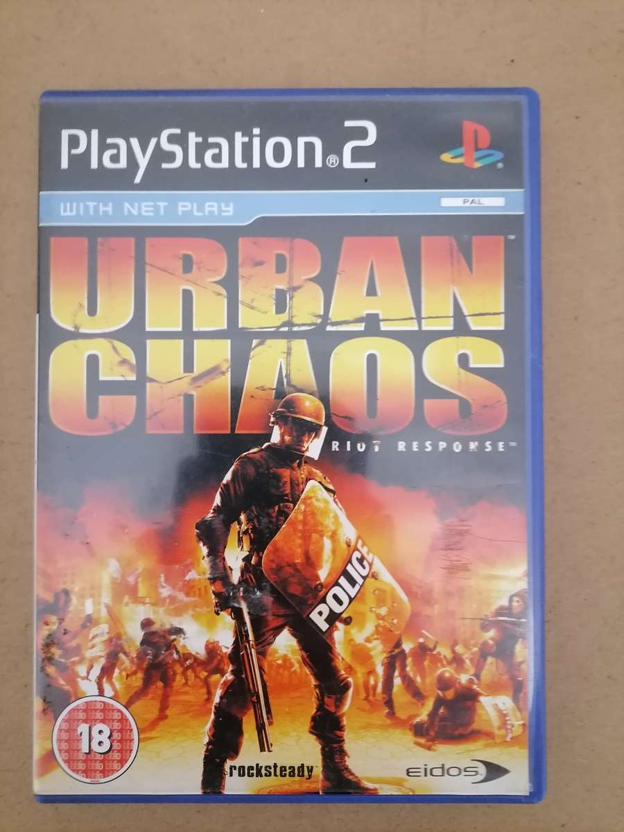 Urban Chaos Riot Response 18+ PlayStation PS2 Pre-Owned Complete With Manual