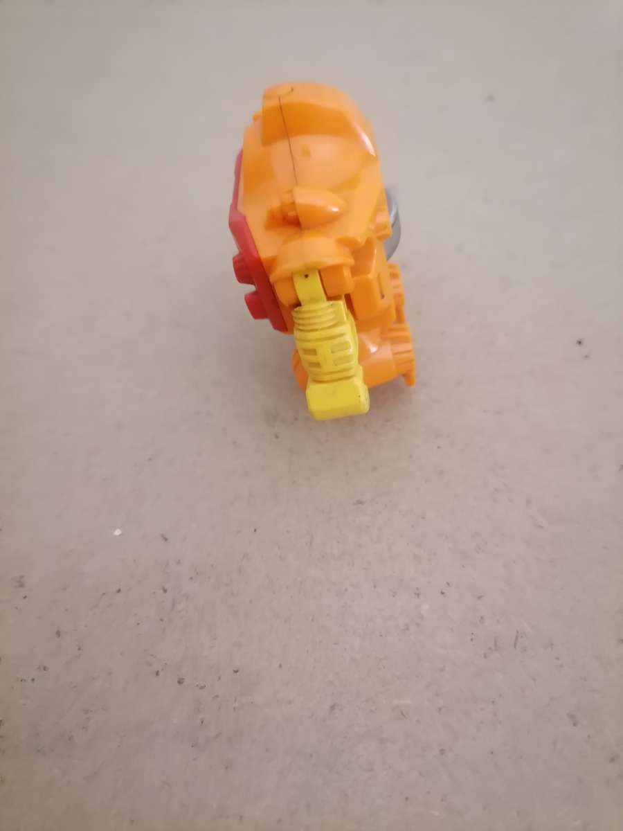 Vintage 1982 Tomy Gyrobot Spinning Orange Made in Japan