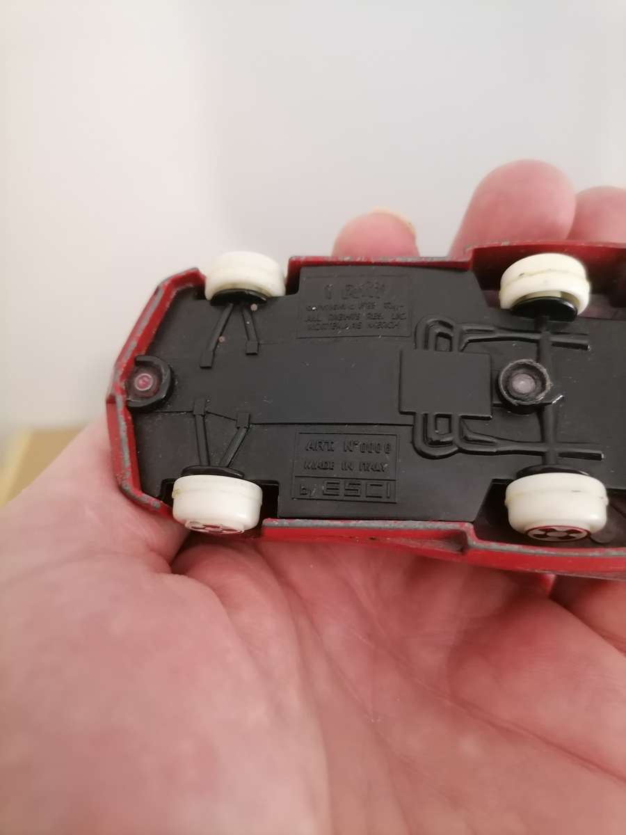 Superman the smurfs esci 1983 - puffi in auto die cast metal peyo made in ITALY