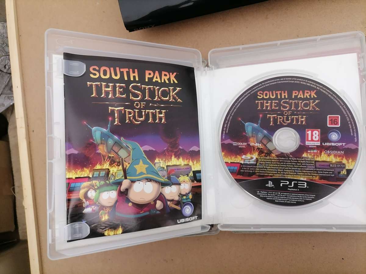 SONY BLACK PLAYSTATION 3 SUPER SLIM 500GB - CECH-4304C - 2 WIRELESS CONTROLLERS - HDMI - POWER SUPPL