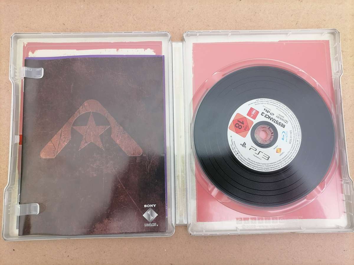 SONY BLACK PLAYSTATION 3 SUPER SLIM 500GB - CECH-4304C - 2 WIRELESS CONTROLLERS - HDMI - POWER SUPPL