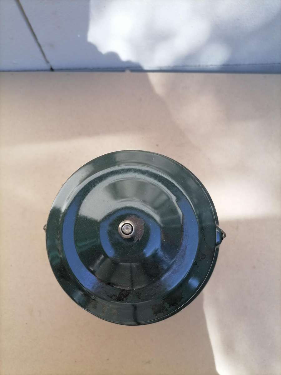 VINTAGE 1989 COLEMAN MODEL 214A700 KEROSENE LANTERN, ORIGINAL GLASS - MADE IN USA 0591 - WORKING